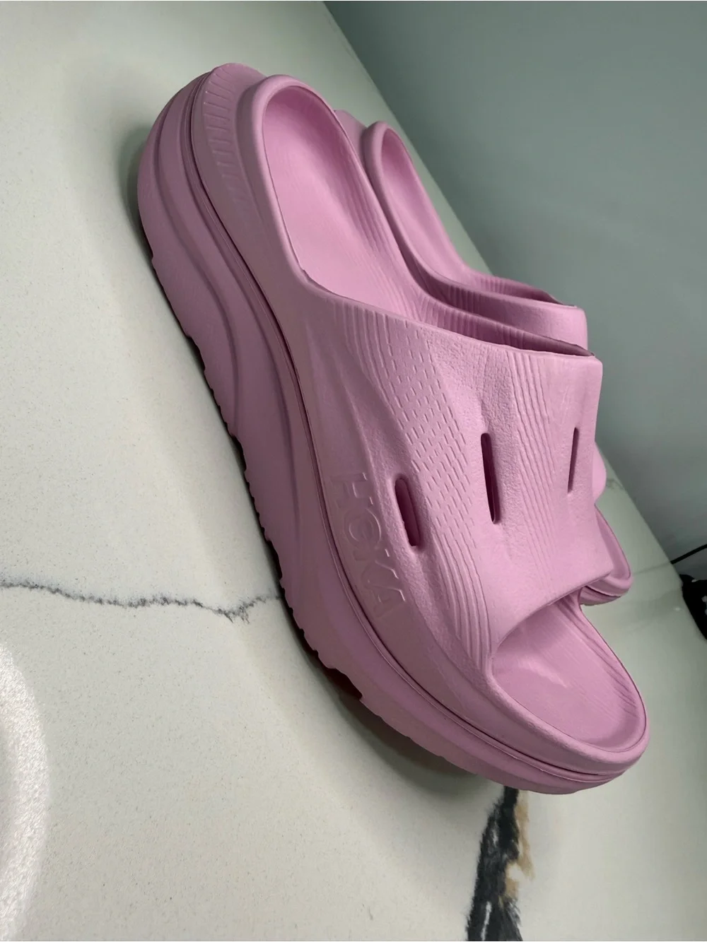 HOKA Gender Inclusive Ora Recovery Slide 3 Pink Twilight Women's 6